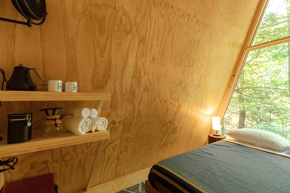 Secluded A-Frame Ideal for Special Getaways in Freeport, Maine - Freeport, Maine - glamping.directory