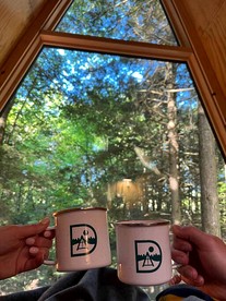 Secluded A-Frame Ideal for Special Getaways in Freeport, Maine - Freeport, Maine - glamping.directory