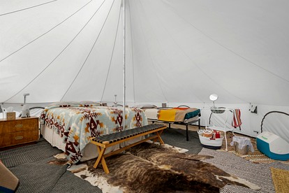 Cozy Family Bell Tent with Fire Pit & Stargazing near Grand Canyon, Arizona - Williams, Arizona - glamping.directory
