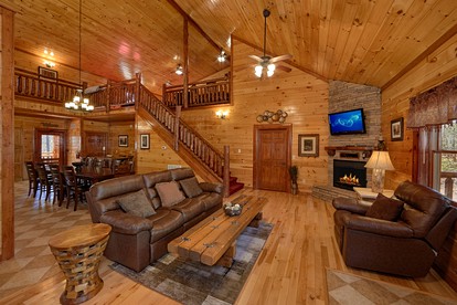 Gorgeous Cosby Cabin with a Pool and Hot Tub - Cosby, Tennessee - glamping.directory