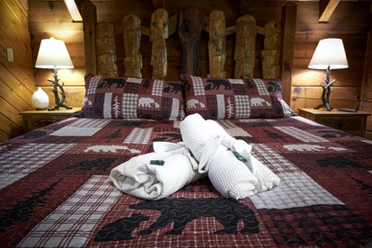Stunning Cabin Nestled Amidst Trees with Hot-tub in Sevierville, Tennessee - Sevierville, Tennessee - glamping.directory