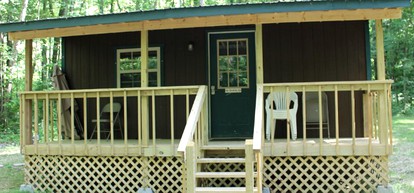 Rustic Camping Cabin Rental in the Countryside near Knoxville, Tennessee - Briceville, Tennessee - glamping.directory
