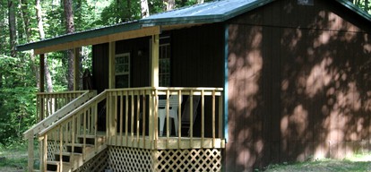 Rustic Camping Cabin Rental in the Countryside near Knoxville, Tennessee - Briceville, Tennessee - glamping.directory