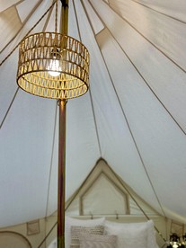 Enchanting Mountain Glamping Tents with Elevated Decks and Fire Pit Near Gentry, AR - Gentry, Arkansas - glamping.directory