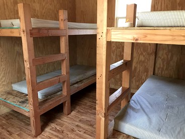 Peaceful Cabin with Comfortable Bunk Beds Nestled in the Trees near White Lake, Wisconsin - White Lake, Wisconsin - glamping.directory