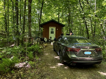 Peaceful Cabin with Comfortable Bunk Beds Nestled in the Trees near White Lake, Wisconsin - White Lake, Wisconsin - glamping.directory