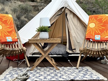 Luxurious and Comfy Bell Tent in the Stunning Nevada Desert - glamping.directory