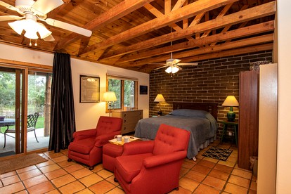 Serenity by the River: Romantic Cabin with Fireplace in San Miguel County, New Mexico - San Miguel County, New Mexico - glamping.directory