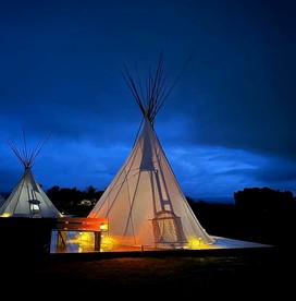 Serenity Meets Style: Original Tipi Glamping in Fort Washakie, WY - Fort Washakie, Wyoming - glamping.directory