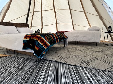 Serenity Meets Style: Original Tipi Glamping in Fort Washakie, WY - Fort Washakie, Wyoming - glamping.directory