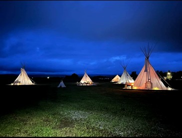 Serenity Meets Style: Original Tipi Glamping in Fort Washakie, WY - glamping.directory