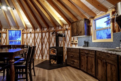 Secluded Modern Yurt with Sauna Perfect for Small Groups in Boise, Idaho - Boise, Idaho - glamping.directory