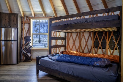 Secluded Modern Yurt with Sauna Perfect for Small Groups in Boise, Idaho - Boise, Idaho - glamping.directory