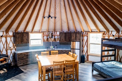 Secluded Modern Yurt with Sauna Perfect for Small Groups in Boise, Idaho - Boise, Idaho - glamping.directory