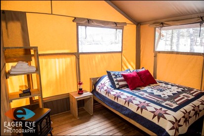 Luxury Glamping Safari Tent on Mount Desert Island, Perfect for a Weekend Getaway - Bar Harbor, Maine - glamping.directory