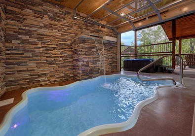 Epic Gatlinburg Cabin Retreat with a Pool, Hot Tub, and Cinema - Gatlinburg, Tennessee - glamping.directory