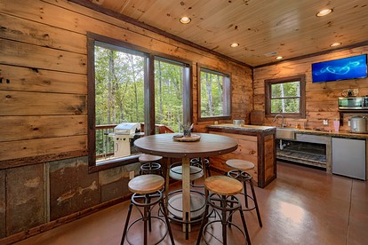 Epic Gatlinburg Cabin Retreat with a Pool, Hot Tub, and Cinema - Gatlinburg, Tennessee - glamping.directory