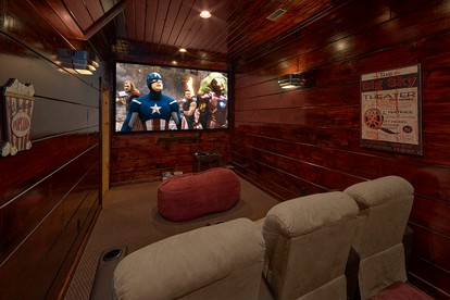 Epic Gatlinburg Cabin Retreat with a Pool, Hot Tub, and Cinema - Gatlinburg, Tennessee - glamping.directory