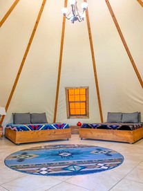 Texas Teepee Perfect for a Weekend Adventure in Geronimo, Texas! - Geronimo, Texas - glamping.directory