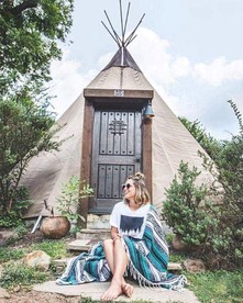 Texas Teepee Perfect for a Weekend Adventure in Geronimo, Texas! - Geronimo, Texas - glamping.directory