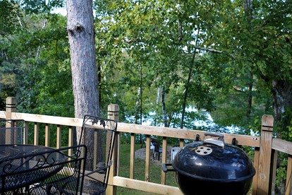 Lakefront Vacation Rental with a Deck and Hot Tub near Wisconsin Dells - Tomah, Wisconsin - glamping.directory