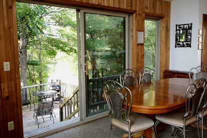 Lakefront Vacation Rental with a Deck and Hot Tub near Wisconsin Dells - Tomah, Wisconsin - glamping.directory