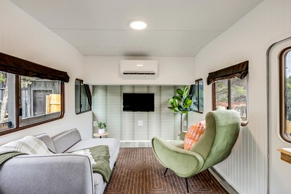 Unique Tiny House with Hot-tub, Fire Pit and Hiking Trail in Leander, Texas - Leander, Texas - glamping.directory