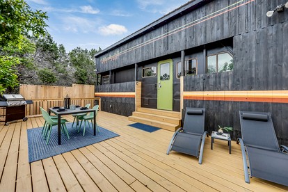 Unique Tiny House with Hot-tub, Fire Pit and Hiking Trail in Leander, Texas - Leander, Texas - glamping.directory