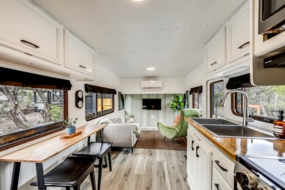 Unique Tiny House with Hot-tub, Fire Pit and Hiking Trail in Leander, Texas - Leander, Texas - glamping.directory