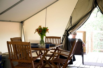 Enchanting Blue Ridge Mountains Lodging with a Wood-Burning Stove in Lenoir, NC - Lenoir, North Carolina - glamping.directory