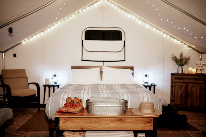 Enchanting Blue Ridge Mountains Lodging with a Wood-Burning Stove in Lenoir, NC - Lenoir, North Carolina - glamping.directory