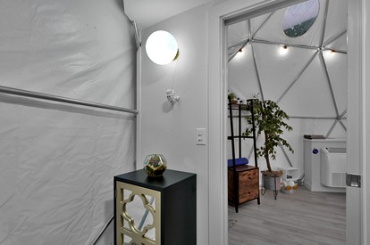 Luxury Geo Dome with Hot Tub Perfect for a Glamping Getaway near Houston, Texas - Coldspring, Texas - glamping.directory