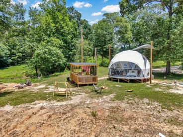 Luxury Geo Dome with Hot Tub Perfect for a Glamping Getaway near Houston, Texas - glamping.directory