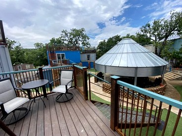 Charming Tiny House with Rooftop Deck near Wichita Mountains in Medicine Park, OK - Medicine Park, Oklahoma - glamping.directory