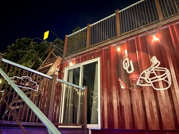 Charming Tiny House with Rooftop Deck near Wichita Mountains in Medicine Park, OK - glamping.directory