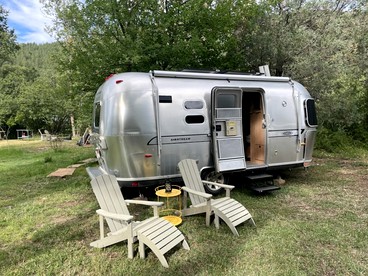 Unforgettable Glamping Escapes in this Cool Airstream on the Pecos River, New Mexico - glamping.directory