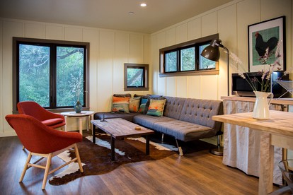 Elegant Secluded Cabin with a Swimming Pond near the Navarro River in California - Boonville, California - glamping.directory