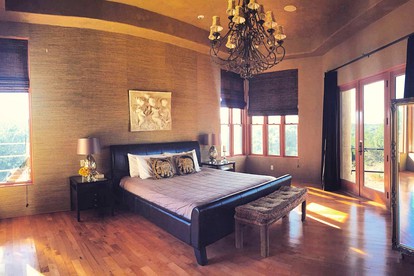 Luxury Four-Bedroom Cabin Rental with a Fireplace in New Braunfels, Texas - New Braunfels, Texas - glamping.directory