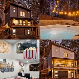 Spectacular Cottage with Hot-tub and Private Cinema in Chickamauga, Georgia - Chickamauga, Georgia - glamping.directory