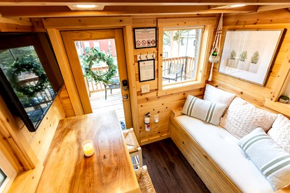 Boutique Tiny Home Hot Tub & Pikes Peak Views, Colorado Springs, CO - Woodland Park, Colorado - glamping.directory