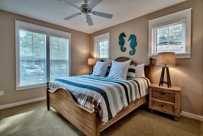 Luxury Cottage Rental with Six-Seater Golf Cart Provided in Miramar Beach, Florida - Miramar Beach, Florida - glamping.directory