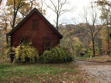 Charming Cabin Rental Surrounded by Three Wooded Acres next to the Shenandoah River, Victoria - Luray, Virginia - glamping.directory