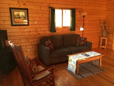 Charming Cabin Rental Surrounded by Three Wooded Acres next to the Shenandoah River, Victoria - Luray, Virginia - glamping.directory