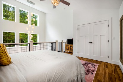Unique Barbie-Themed Pink Cabin in Black Mountain, North Carolina - Black Mountain, North Carolina - glamping.directory