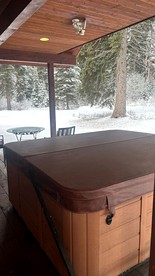 Charming Cabin Escape with Hot Tub & Wraparound Porch in McCall, Idaho - McCall, Idaho - glamping.directory