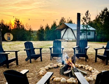 Entire Safari Tents Campground Ideal for Large Groups in Kentucky - Cadiz, Kentucky - glamping.directory