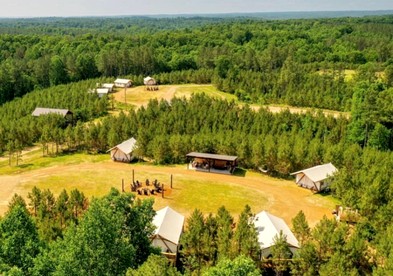 Entire Safari Tents Campground Ideal for Large Groups in Kentucky - Cadiz, Kentucky - glamping.directory