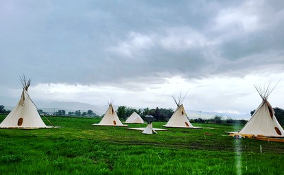 Experience Pet-Friendly Perfection: Classic Tipi Glamping Near Wind River Mountains, WY - Fort Washakie, Wyoming - glamping.directory
