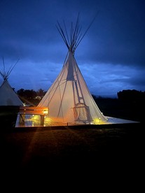 Experience Pet-Friendly Perfection: Classic Tipi Glamping Near Wind River Mountains, WY - glamping.directory