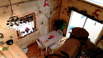 Rustic Woodland Cabin Rental near Oneida Lake, New York - Taberg, New York - glamping.directory